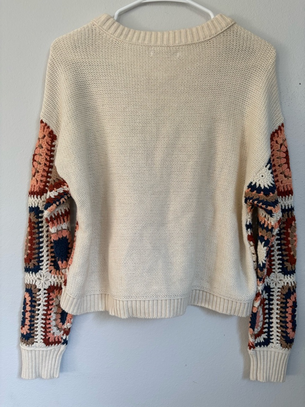 American Eagle Boho Crochet Women's Sweater NWOT Size Small - Picture 4 of 9